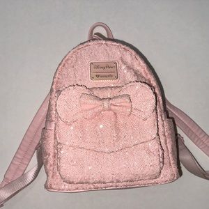 Disney Loungefly Minnie Mouse Sequin Backpack